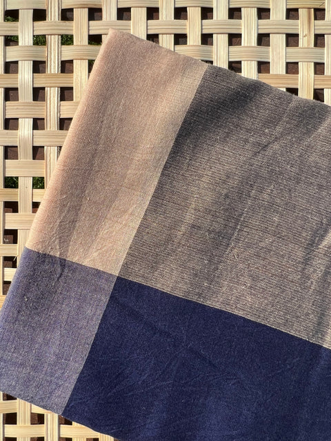 Handloom Woven Cotton Scarf - Earth