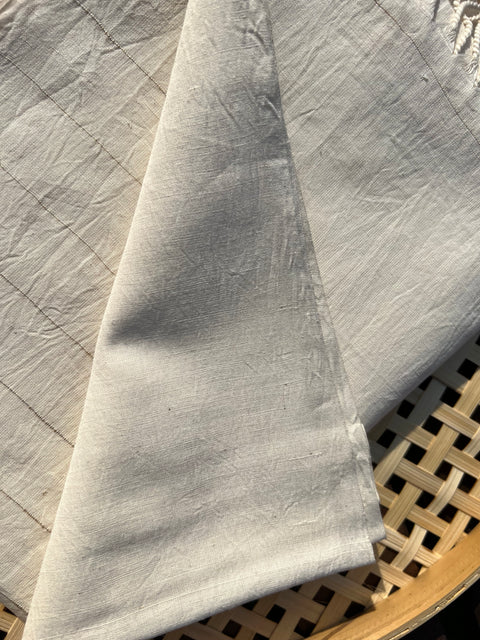 Handloom Woven Cotton Scarf - Sand Stripes